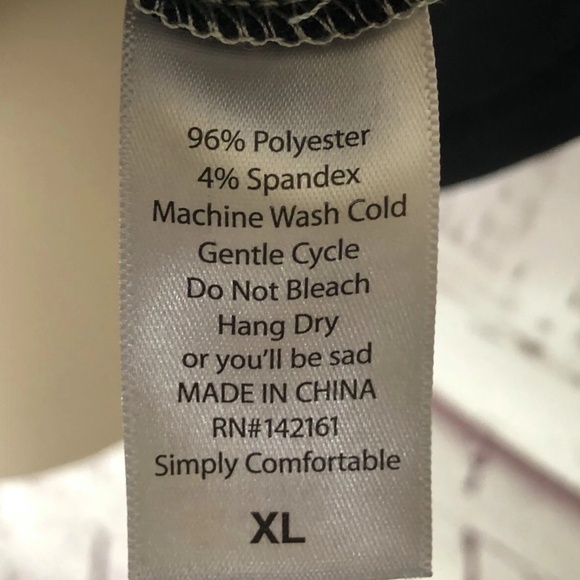 LuLaRoe Randy Black Uncle Sam 4 of July Raglan Baseball Tee Shirt Top XL X Large - Picture 7 of 8